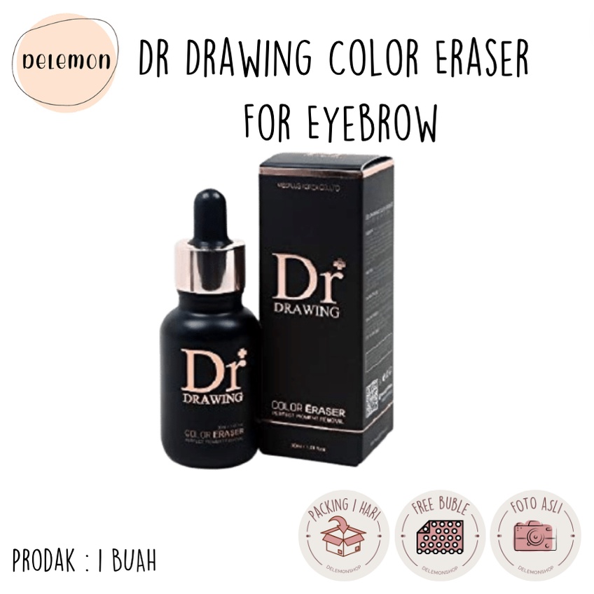 Dr Drawing Color Eraser For Eyebrow / Eyeliner 30ml Penghilang sulam
