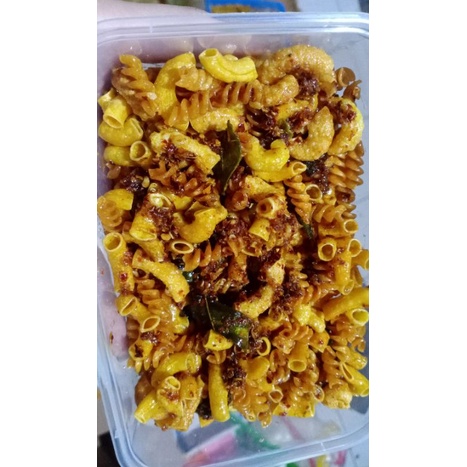 

makaroni pedas daun jeruk