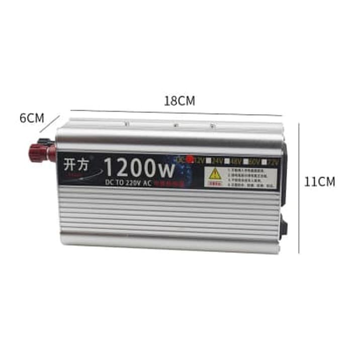 Power Inverter DC 12V to AC 1200W Watt