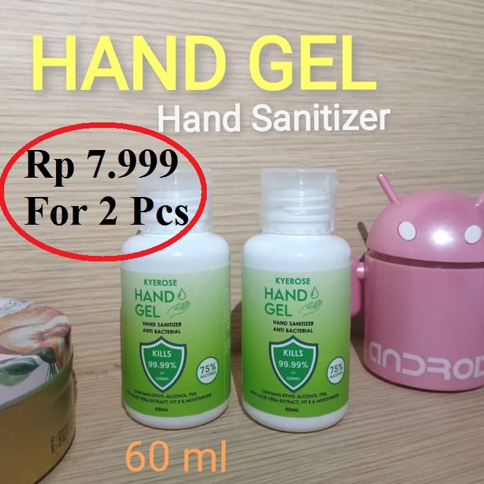 [2 Pcs] HAND GEL Hand Sanitizer Cairan Pembersih Tangan Hygienist Alkohol