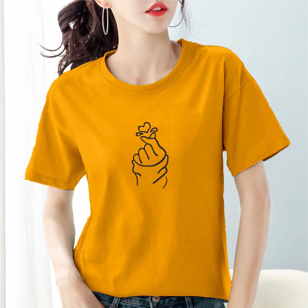 Kaos Wanita Saranghea / Baju Wanita Saranghea Tumblr tee JV