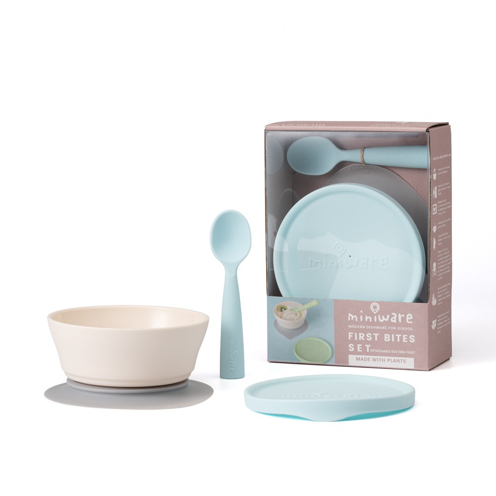 Miniware First Bites Set - Mini Ware Mangkok Mangkuk Piring Baby Anak Bayi Plate Bowl Set Bite