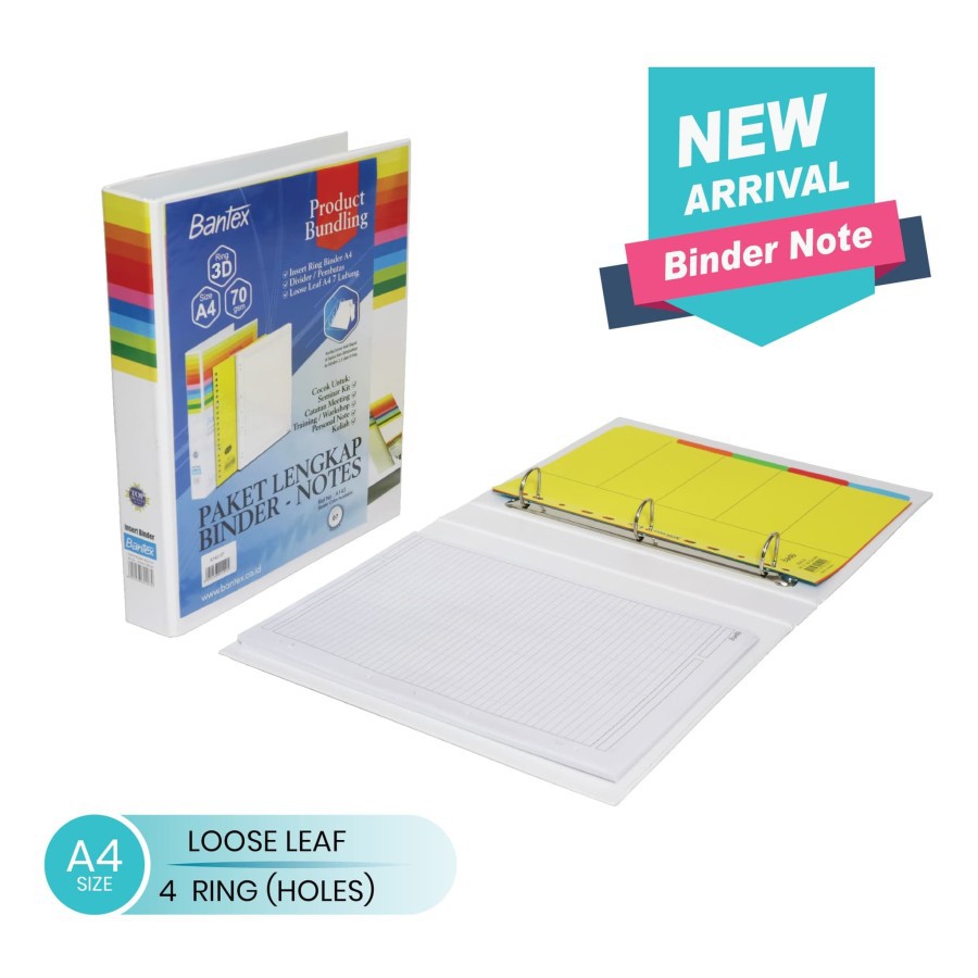 

Bantex Insert Binder Noted Side Opening