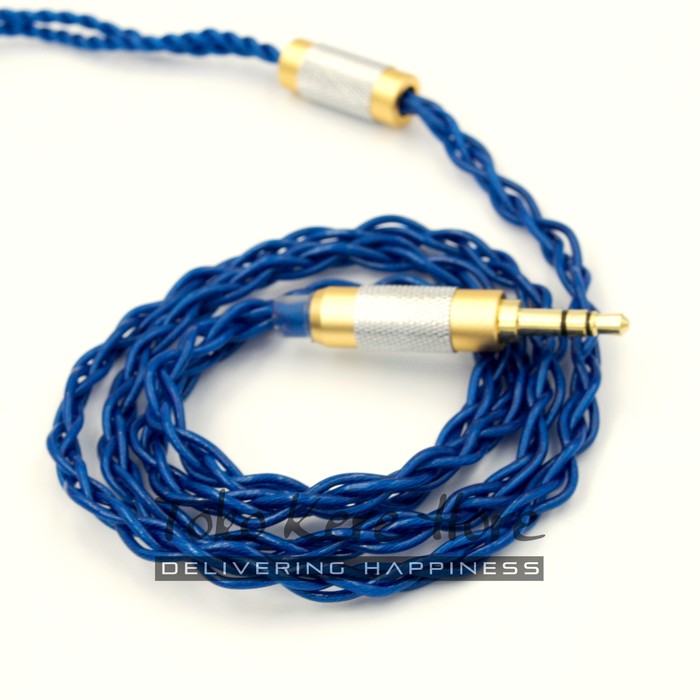JC Ally JC04P Blue - Earphone Cable Upgrade NON MIC