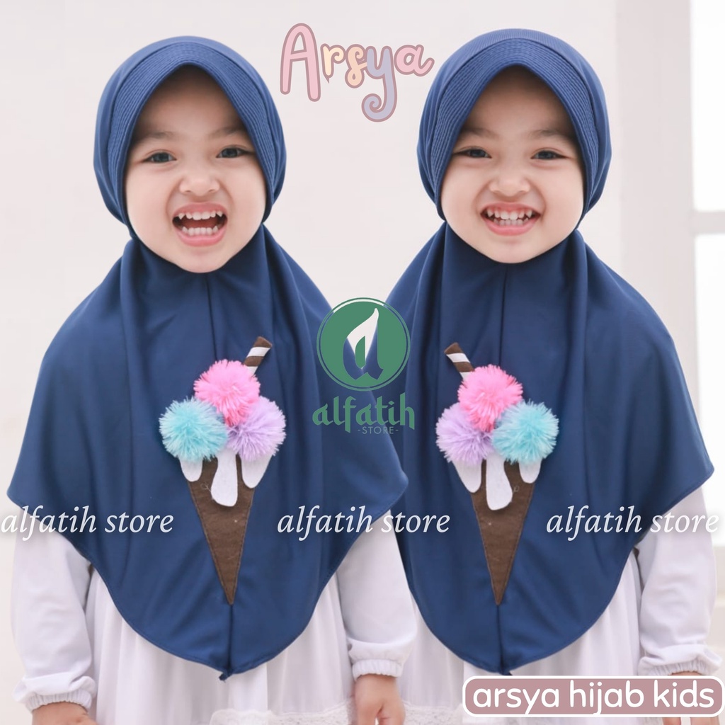 ALFATIH STORE/ Jilbab Anak Arsya / Hijab Anak Murah teni