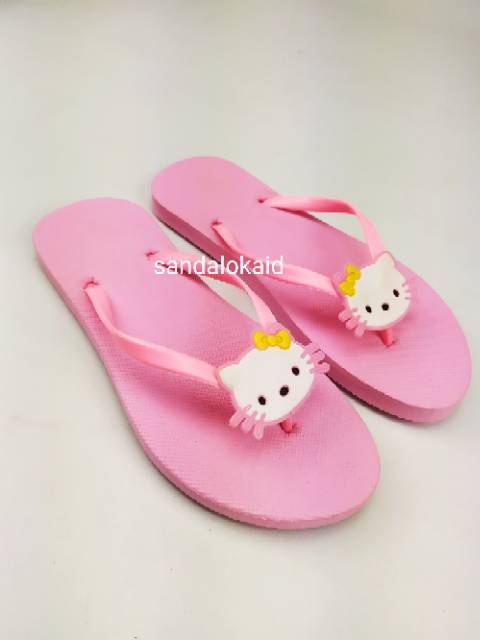 Sandal Kartun Hello Kitty | Sendal Wanita Karakter Cartoon TPR