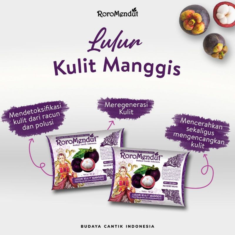 

Lulur Kulit Manggis 20 gram