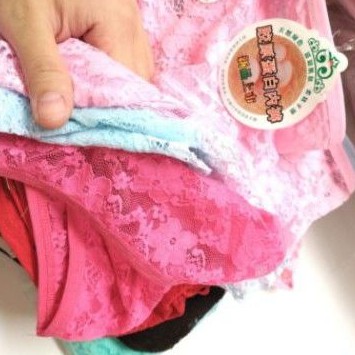 Celana dalam wanita cd brukat jumbo renda lace cd wanita brukat jumbo melar elastis halus extra size-5