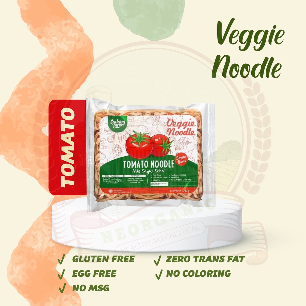 

Ladang Lima veggie noodle tomato