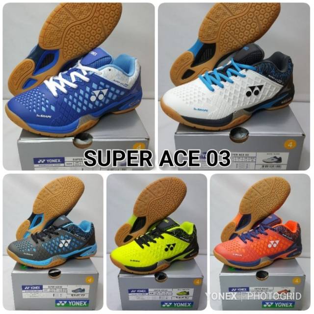 Sepatu Badminton YONEX SUPER ACE 03 DIJAMIN 100% ORIGINAL