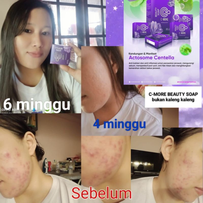 C More / CMore / C-More Beauty Soap dengan Aroma Baccarat / Sabun Kecantikan / Sabun Wajah / Facial 