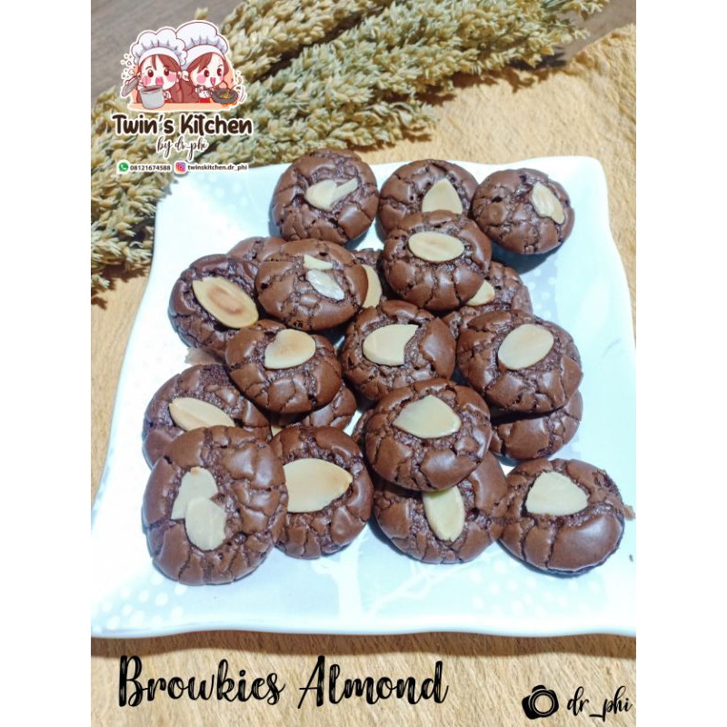 

Brownies Cookies (Browkies) Almond 100gram