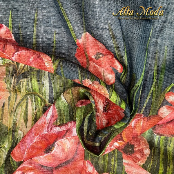 

Alta Moda Linen Motif Fancy Rose Ilalang Hitam Kain (1 M)