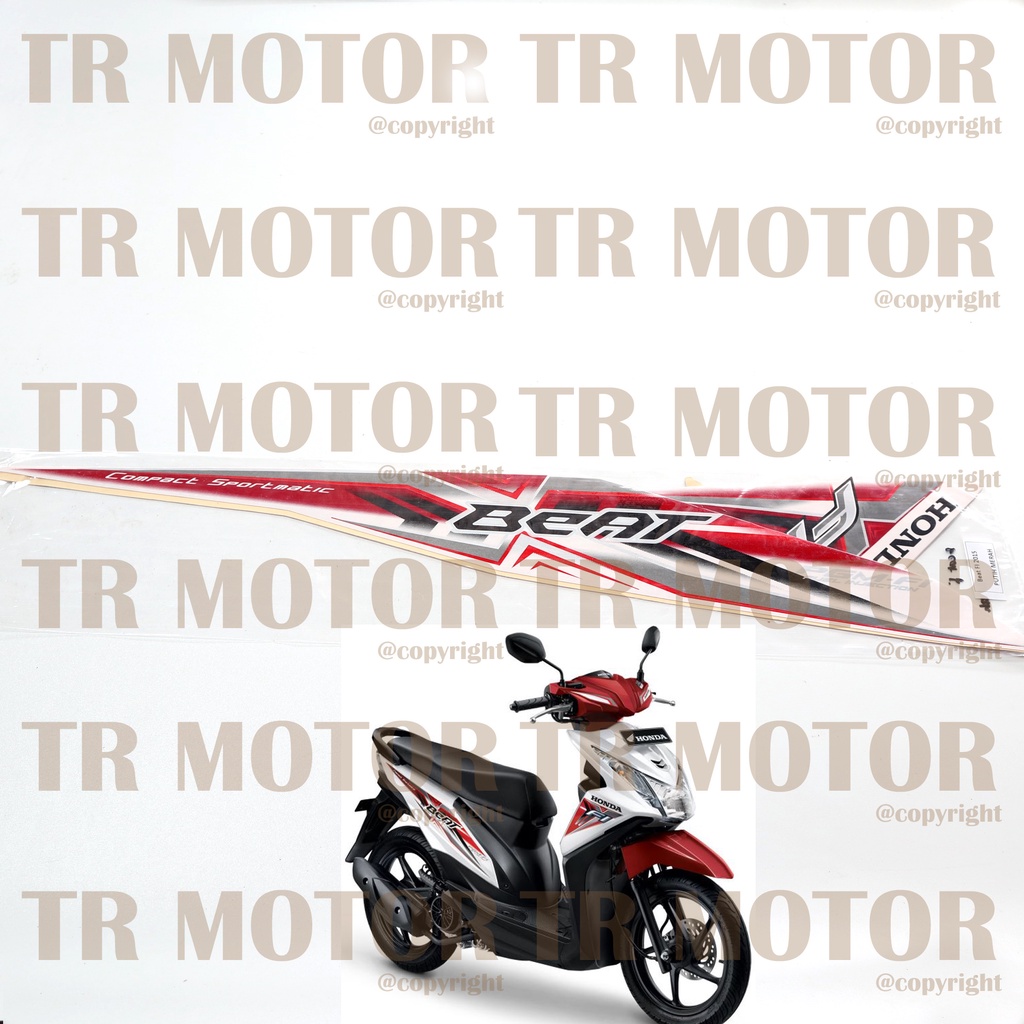 Stiker Motor Beat Fi 2015 Sticker Striping Full Body Motor