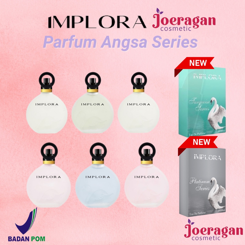 Implora Parfum Angsa Eau De Toilette Parfum Implora Pria Wanita Tahan Lama dan Wangi EDT Ori