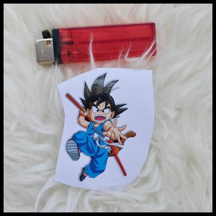 

STIKER VINYL KARAKTER LITTLE GOKU DRAGON BALL MOTOR LAPTOP HP SEPEDA