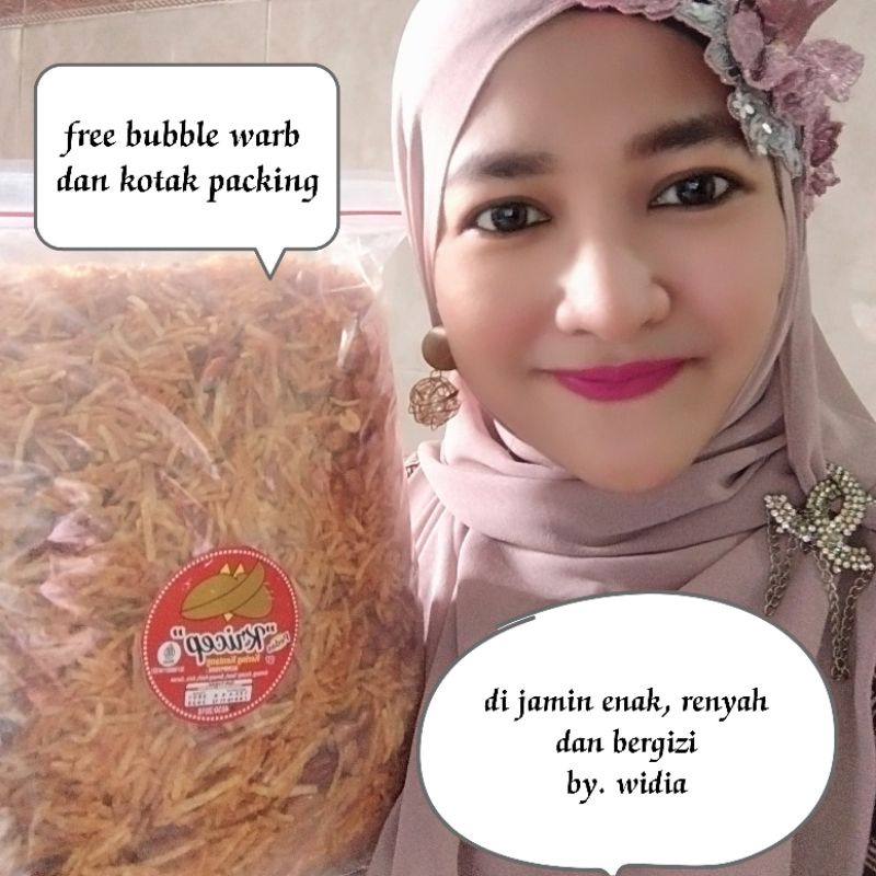 

Kentang mustofa kering original (kricep) 1kg