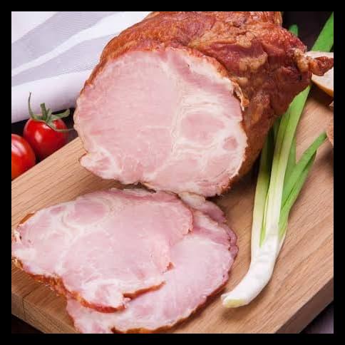 

TERBARUU!! smoke Ham Bacon Babi Pork premium bali 1kg Non halal COD