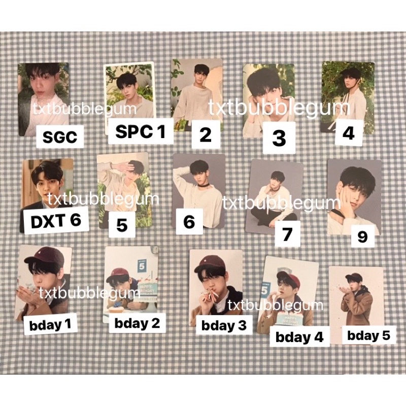 TXT ACT BOY BIRTHDAY FANLIVE 2020 SOOBIN + tincase