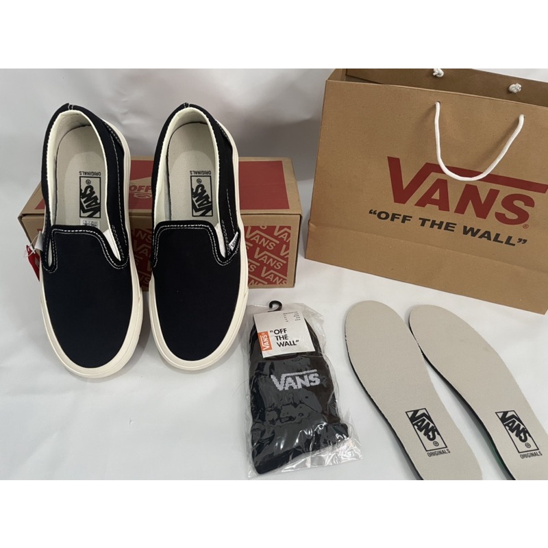 SEPATU VANS SLIPON BLACK OG IMPOR CHINA PREMIUM