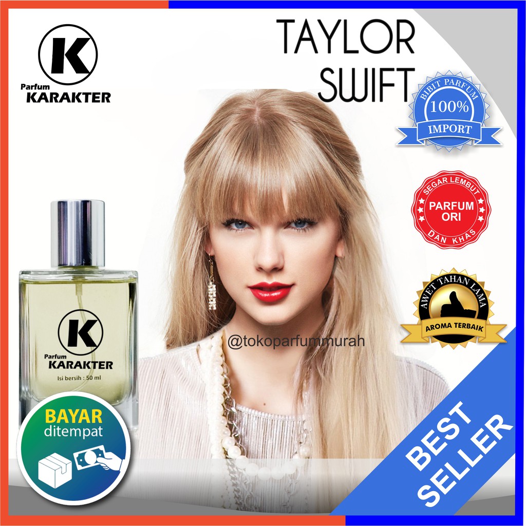 Parfum Cewek T-Swift Women EDP | Bibit Parfum Import Wangi &amp; Tahan Lama  Uk 50ml | Bisa Cod | Terlaris