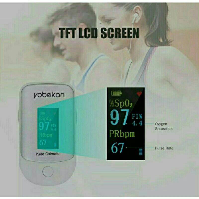 Oximeter pulse heart rate original Yobekan