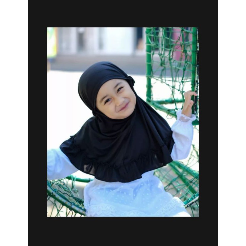 (TERLARIS) Jilbab Carla Anak Bayi Usia 0 - 3 Tahun |Hijab Tk Baby Perempuan Newborn Lucu 6 Sampai 1 Thn |Kerudung Sekolah Lembut Sd  Terbaru 2 – 12 Bln Premium