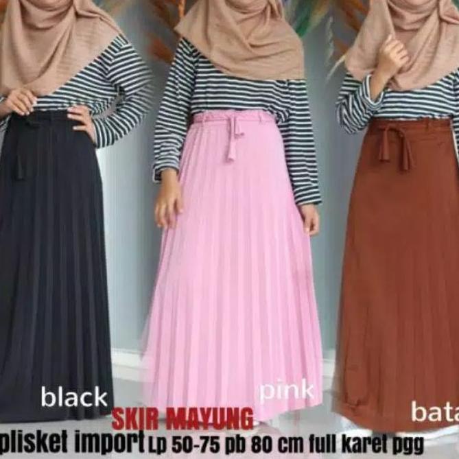 Spesial Update Rok Plisket Anak Tanggung Umur 9-12 Tahun ( ROK PLISKET PREMIUM)