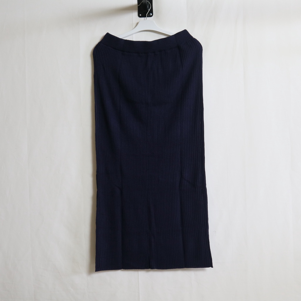 Rok Rajut ABG & JUMBO Rok Span Rajut Wanita / ROK Panjang PREMIUM / Rok Knit Rajut / Rok Tebal / Rok oversize-NAVY