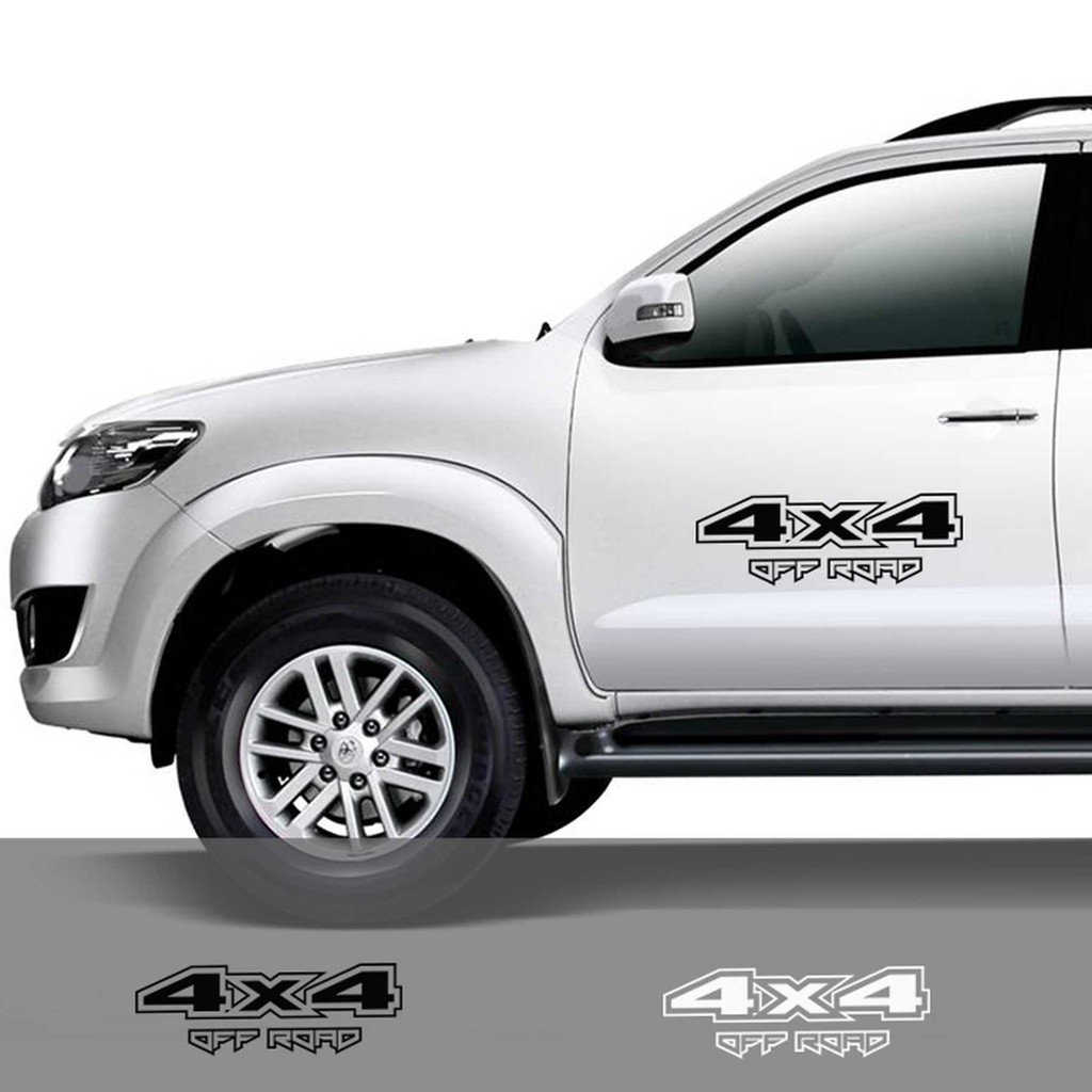 Stiker Mobil 4x4 4wd Jeep 60 Cm Sticker Cutting Pintu Mobil Variasi