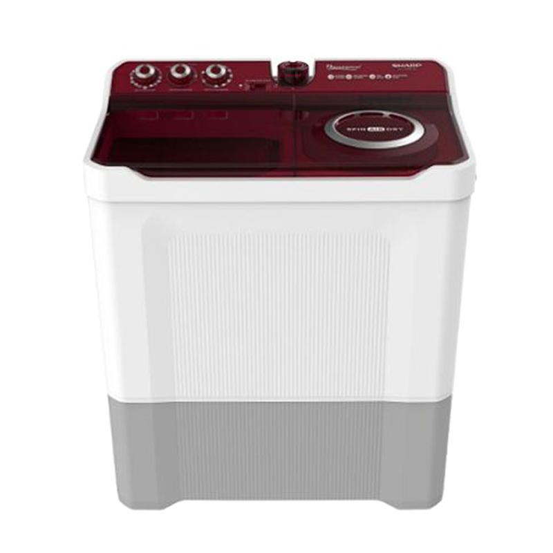 Mesin Cuci Washing Machine WM 2 Tabung 12 kg Sharp Dolphinwave EST 1290 EST1290 Bandung Only