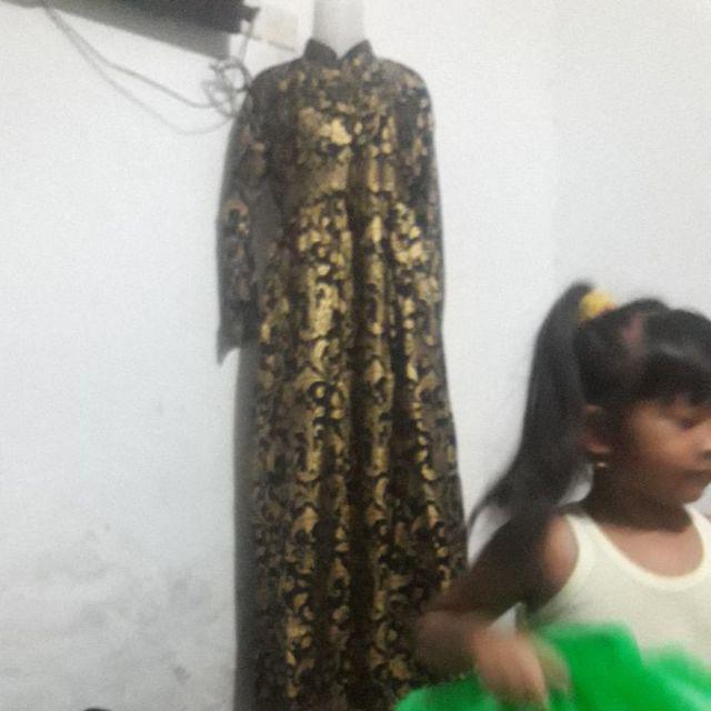 Ms Gamis Batik Sriwedari Maxi Super Jumbo Xxxl Ld 120c. Bumil/busui Katun Sogan