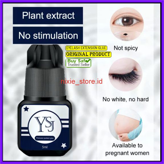 Lem Bulu Mata Tanam Eyelash Extension Glue YSJ 5 ml Tidak Perih Tahan Lama Produk Impor