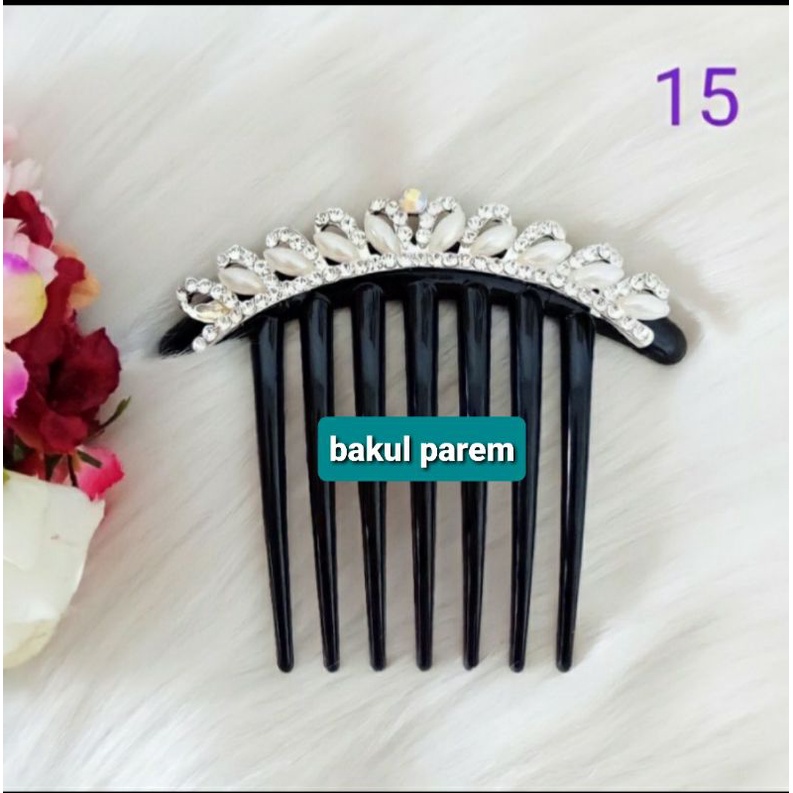 sirkam rambut polos hitam/sirkam rambut mata mata murah