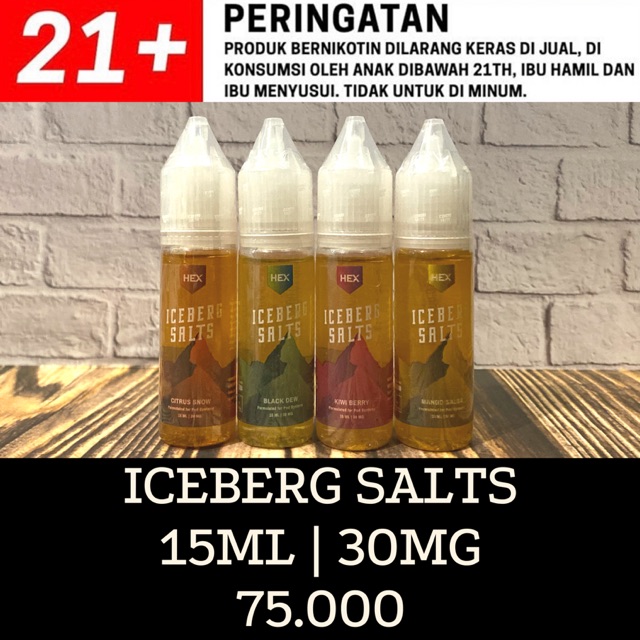 Liquid Pods Iceberg Salt Series Rasa Lengkap By Hex Juice Shopee