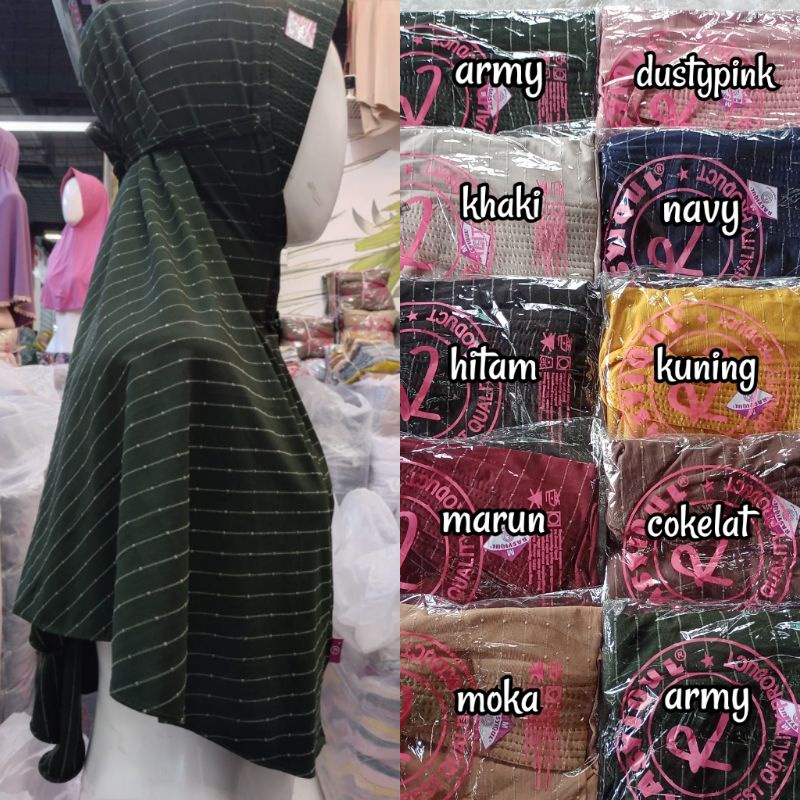 JILBAB INSTAN OVAL CUBIT SALUR By AL FARIDJ || RASYIQUL-2