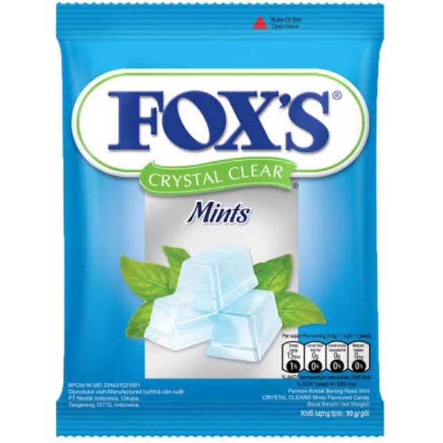 

PERMEN FOXS MINT(KEMASAN WARNA BIRU) HARGA BIJIAN MINIMAL 50PCS