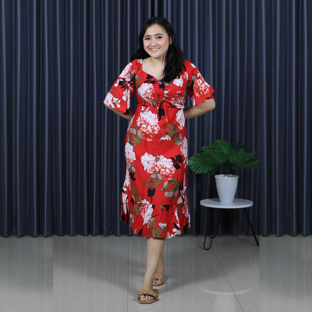 DRES ARUNA PANJANG REMPEL BALI (pilih motif)