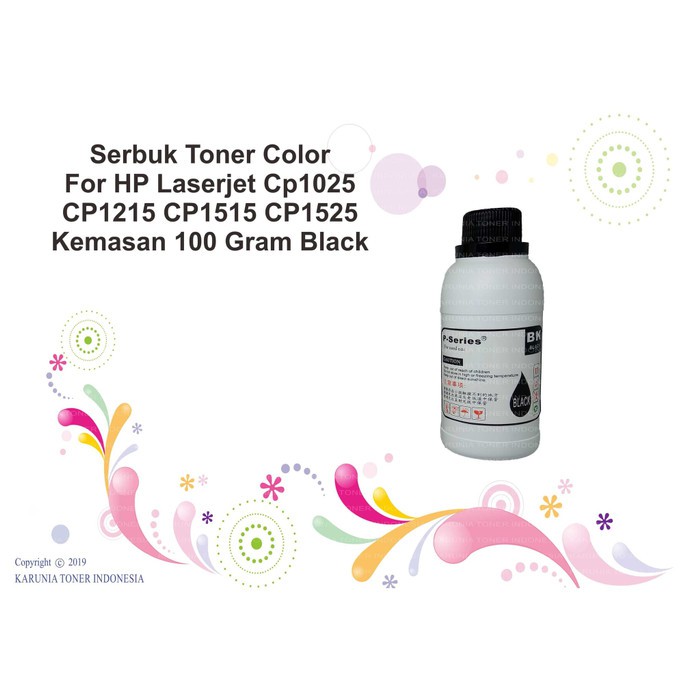 Serbuk Toner For HP CP1025 CP1215 CP1515 CP1525 CP1525n 100 Gram