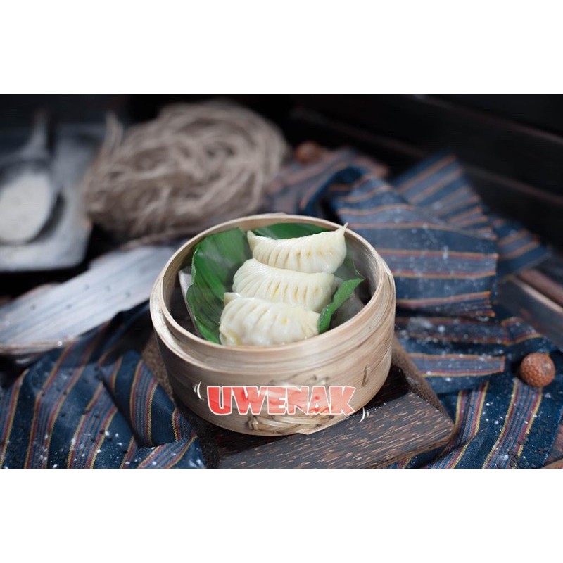 

UWENAK DIMSUM - Gyoza / Kwo Tie / Wotiek isi 10pcs Frozen Food Kemasan Vacuum Seal