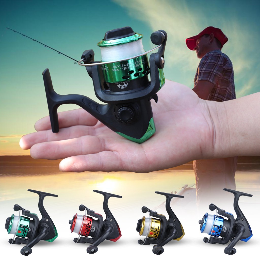 Reel Pancing with senar pancing Rell Max Drag 3kg Spinning Reel Fishing Reel Murah bisa grosir