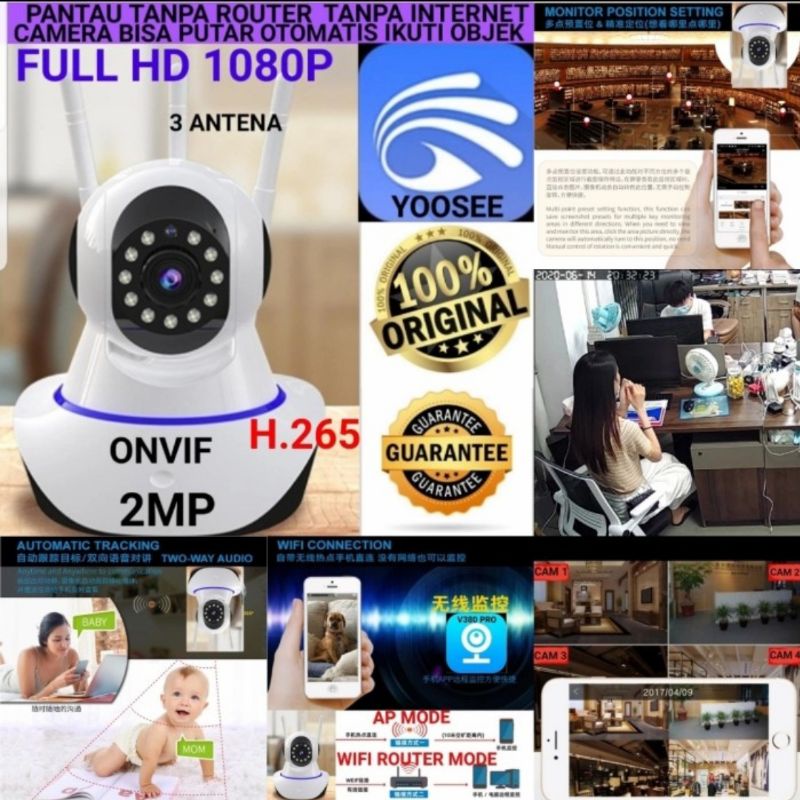 YOOSEE YYP2P Ip Camera Wireless ONVIF DVR NVR  Cctv