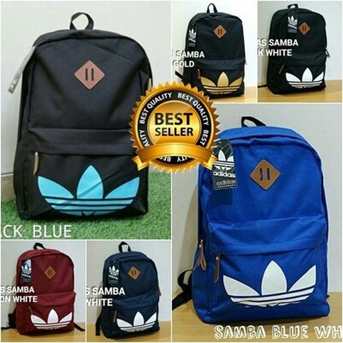 Tas Ransel Adidas Samba Tas Ransel adidas Tas Sekolah Gendong Murah - Hitam