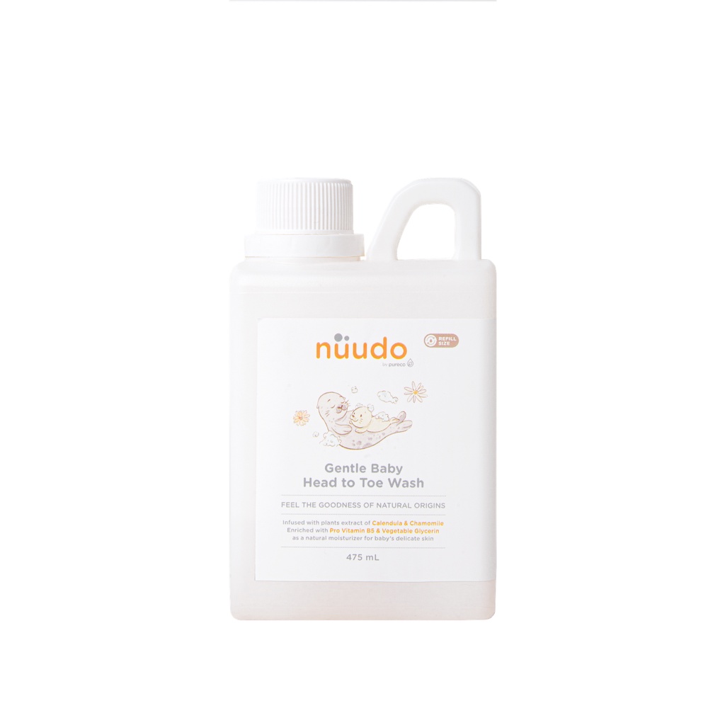 Nuudo Gentle Baby Head to Toe / Sabun Shampoo Bayi Anak 475ml