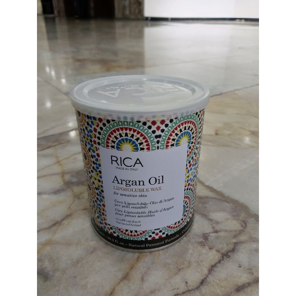 Rica Argan Oil Liposoluble Wax 800gr/400gr lem waxing cabut bulu