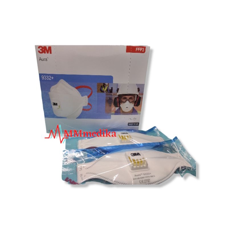 masker medis 3m aura type 9332+