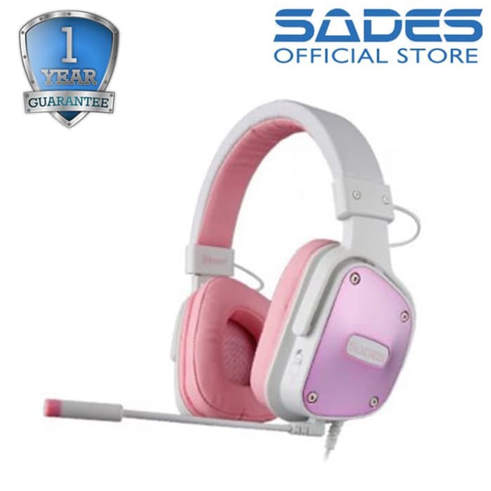 Headset Gaming Sades SA 722 / Sades Dpower / Sades 722 PINK Only