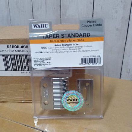

Pisau Wahl /Tapper blade Kemasan Baru 100%Original , berlogo Wahl Hollogram