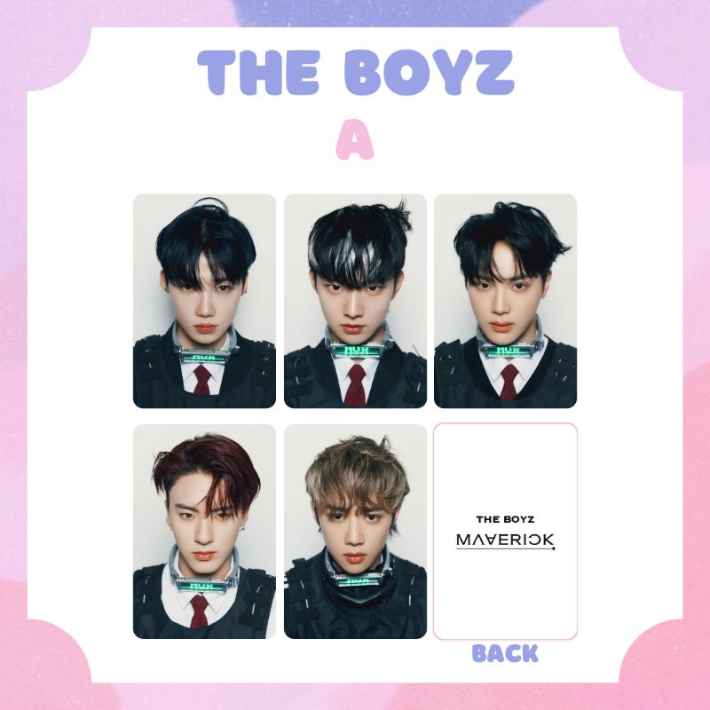 [THE BOYZ] PHOTOCARD THE BOYZ MAVERICK, THE B-ZONE, ATHLET CLUB #4 ‼️BACA DESKRIPSI‼️