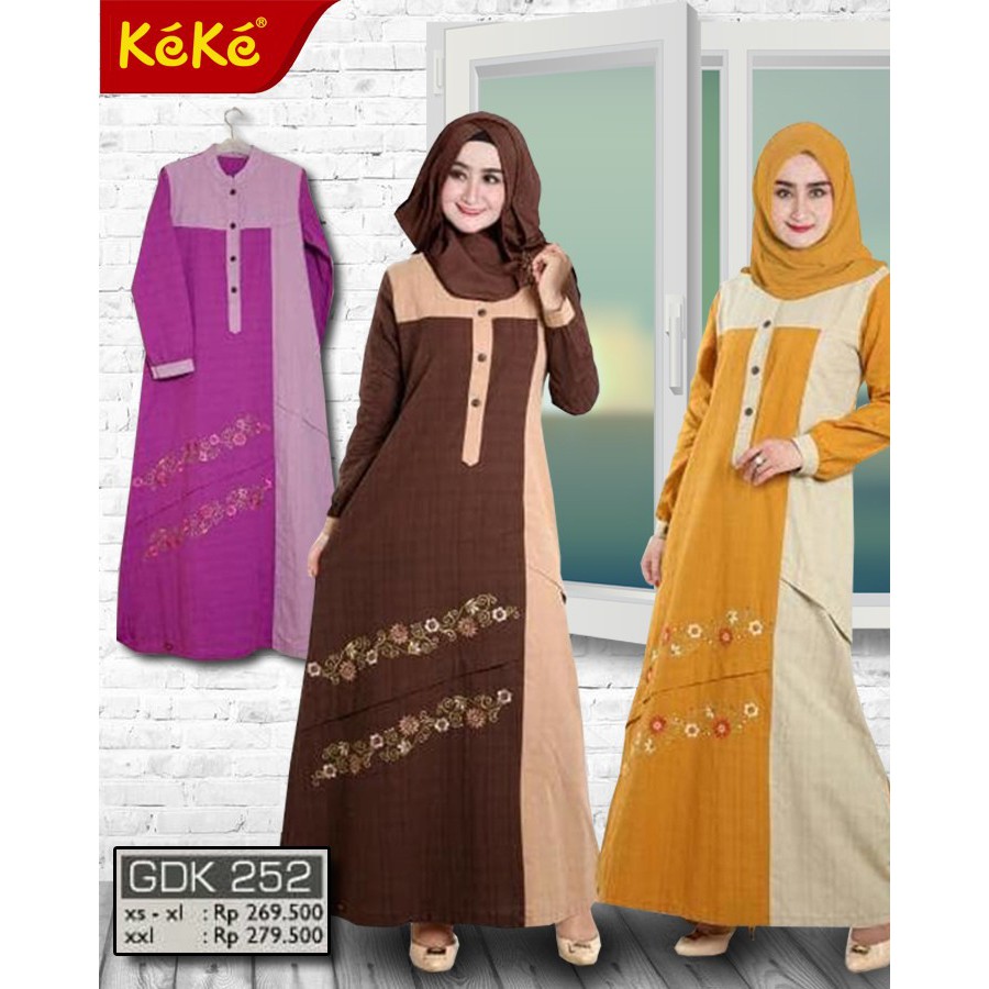 Baju Gamis Keke GDK 252